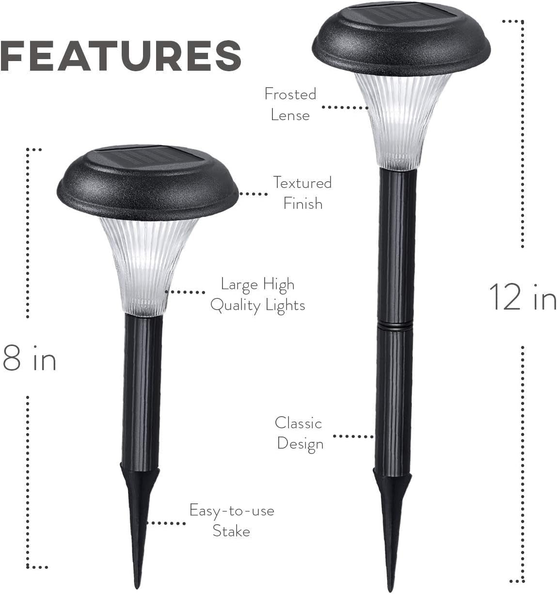 Garden Solar Lights for Outdoor Pathway