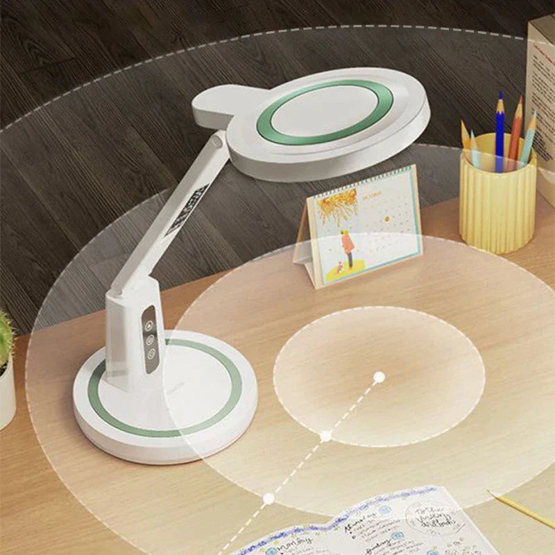 LED Desk Lamp With Clock | Touch Control Digital Display