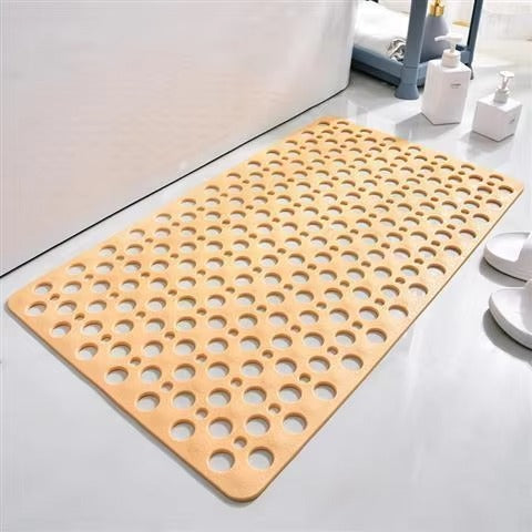 Non-Slip Shower Mat | PVC Drainage Design With Suction Cups