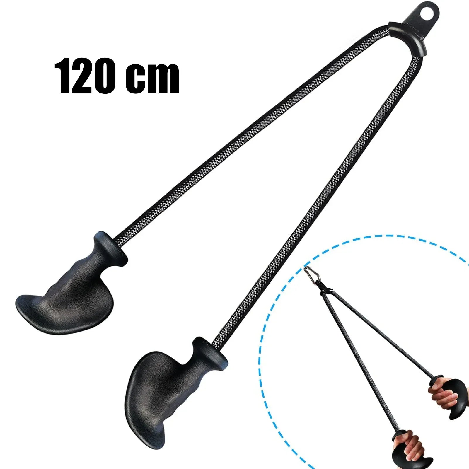 Professional Triceps Rope | Ergonomic 120cm Cable Attachment