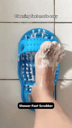 Shower Foot Massage Slippers | Non-Slip Cleaning Scrubber