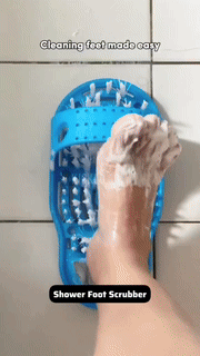 Shower Foot Massage Slippers | Non-Slip Cleaning Scrubber