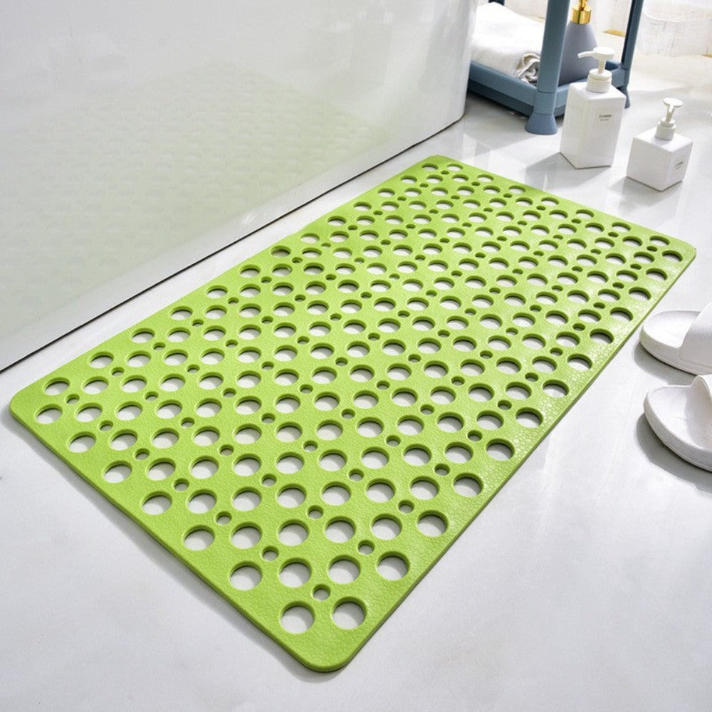Non-Slip Shower Mat | PVC Drainage Design With Suction Cups