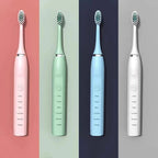 Sonic Electric Toothbrush | Ultrasonic Technology With 4 Brush Heads