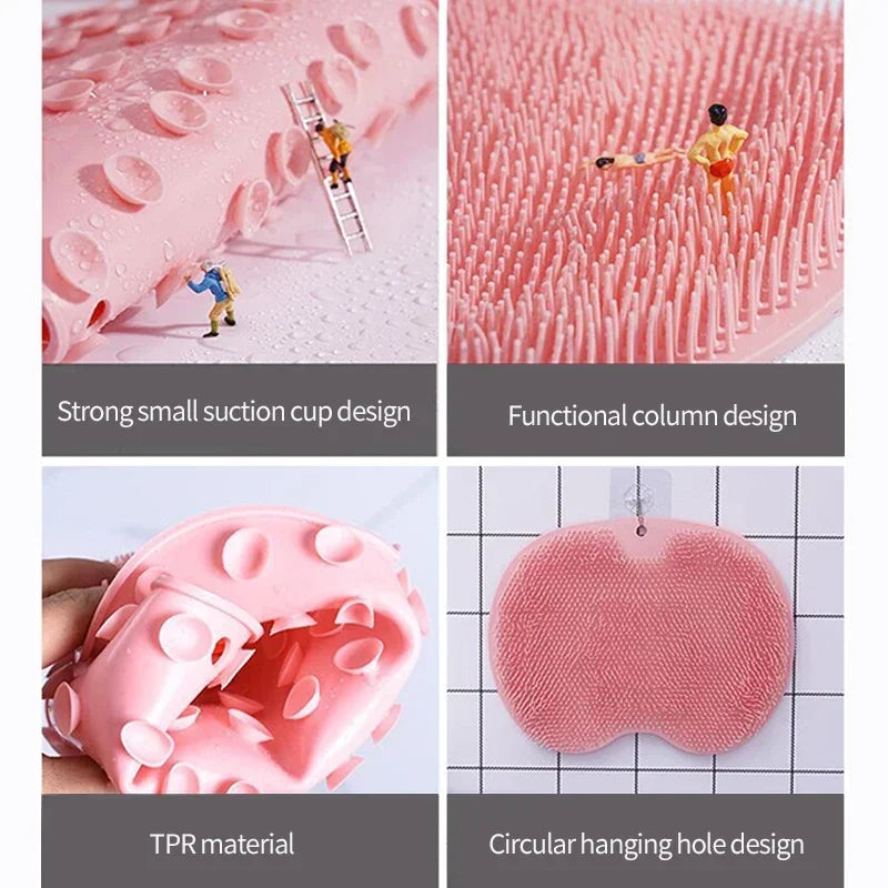 Silicone Bath Scrubber | Dual-Purpose Massage & Exfoliation Mat