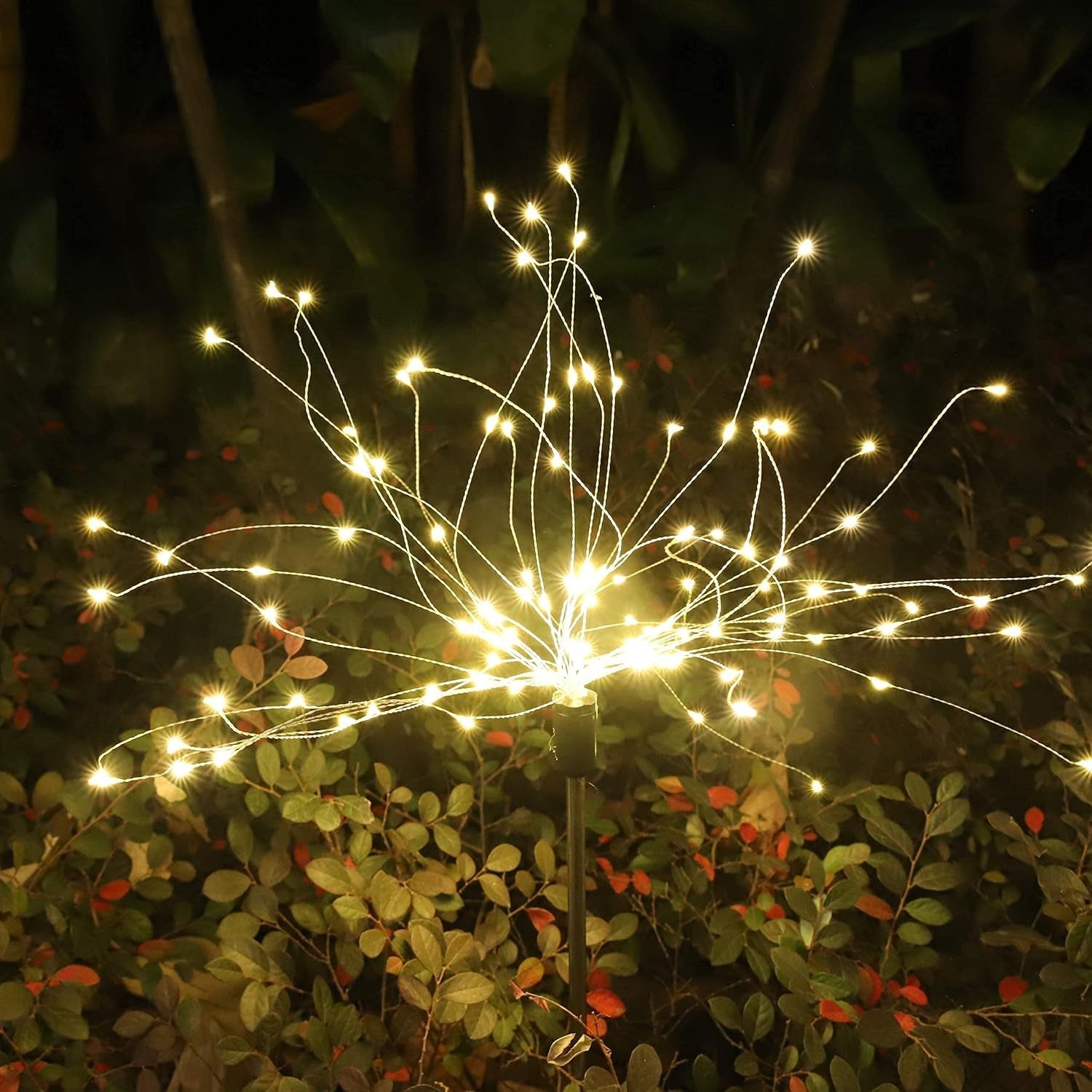 2 Pack Solar Firework Garden Lights