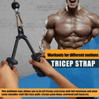 Professional Triceps Rope | Ergonomic 120cm Cable Attachment