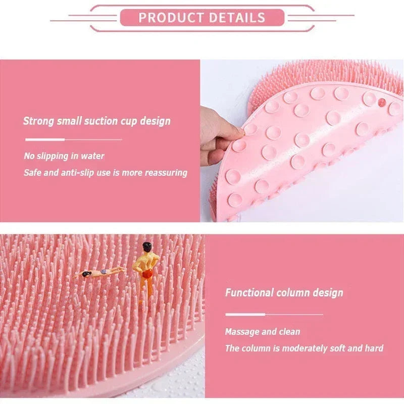Silicone Bath Scrubber | Dual-Purpose Massage & Exfoliation Mat