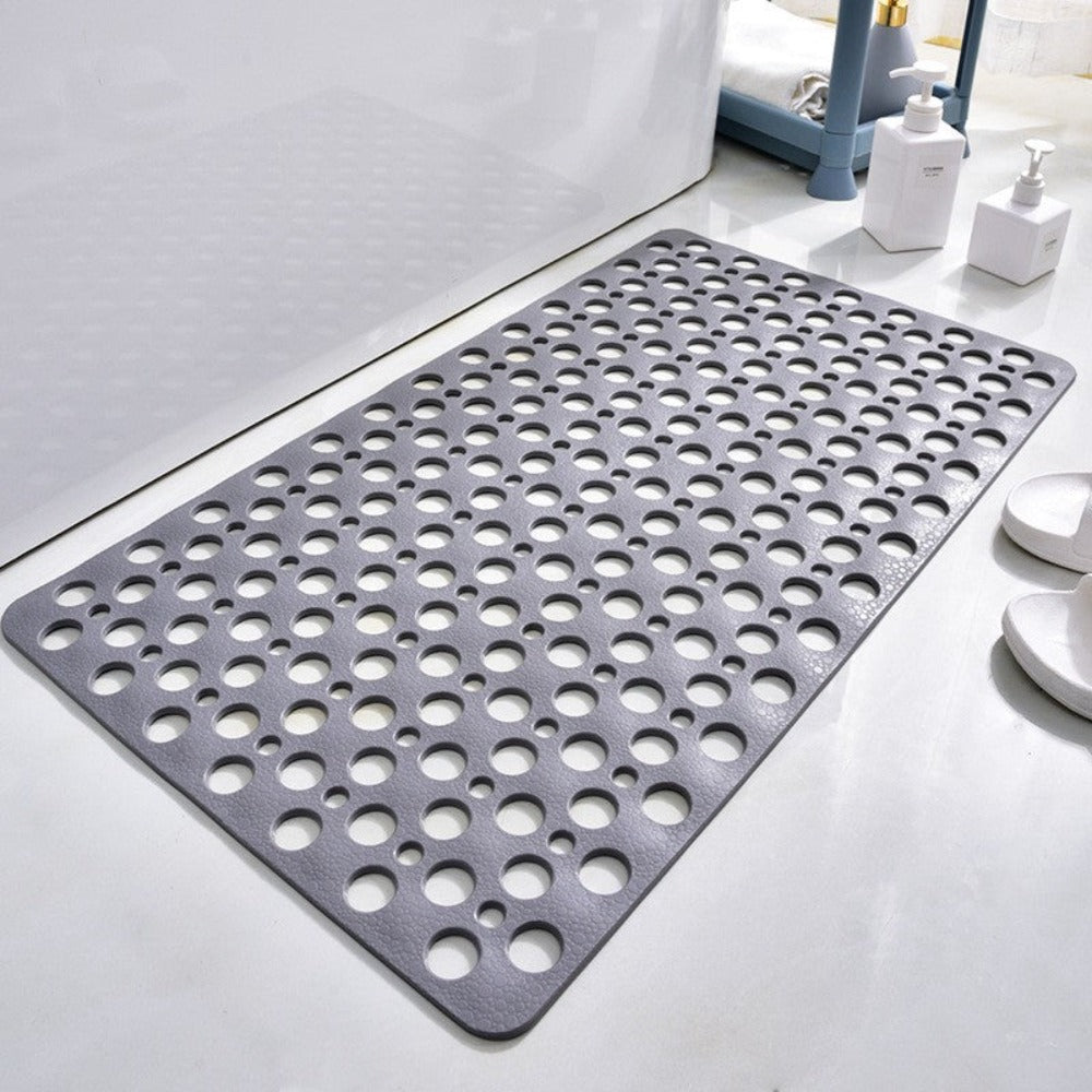 Non-Slip Shower Mat | PVC Drainage Design With Suction Cups