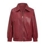 Scarlet Leather Jacket