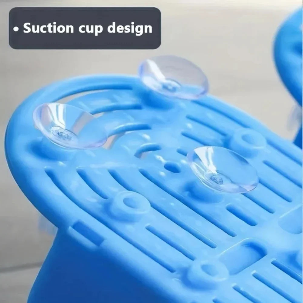 Shower Foot Massage Slippers | Non-Slip Cleaning Scrubber