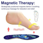 Magnetic Acupressure Insoles | Therapeutic Foot Support With Hexagonal Design