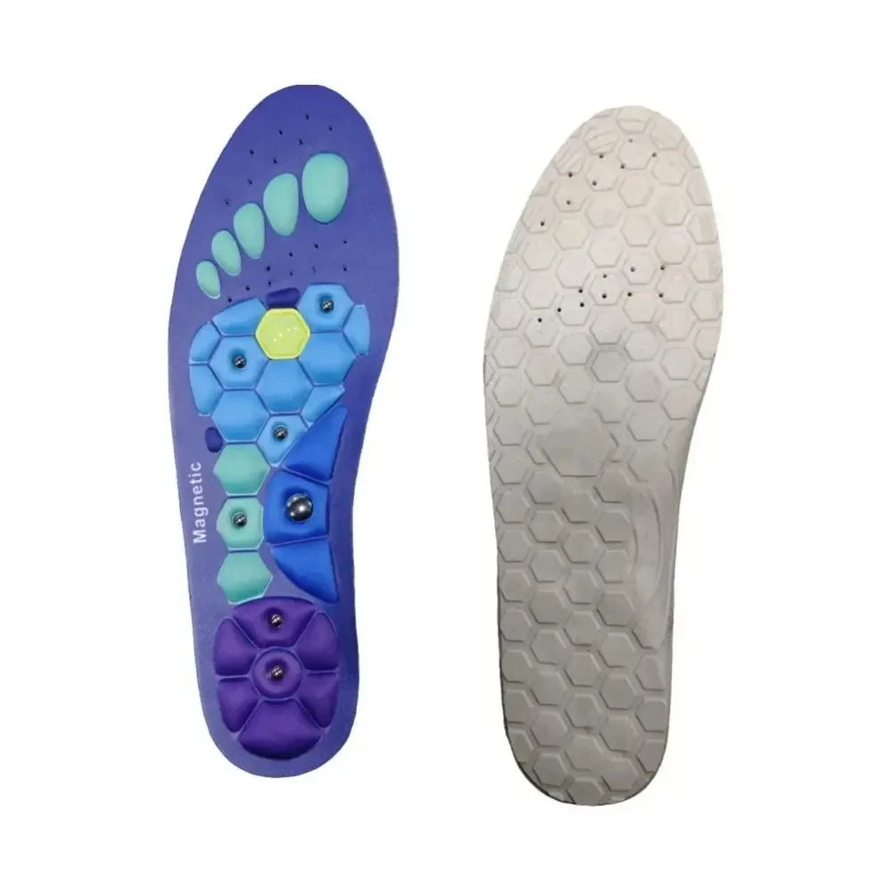 Magnetic Acupressure Insoles | Therapeutic Foot Support With Hexagonal Design