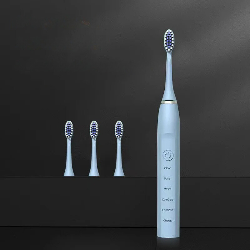 Sonic Electric Toothbrush | Ultrasonic Technology With 4 Brush Heads