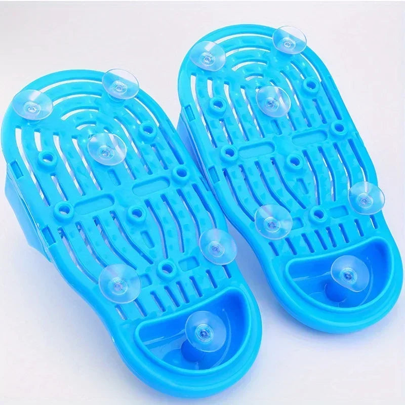 Shower Foot Massage Slippers | Non-Slip Cleaning Scrubber