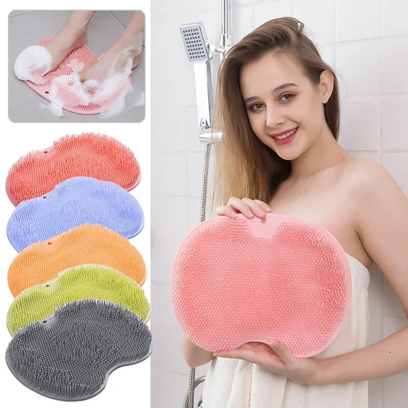 Silicone Bath Scrubber | Dual-Purpose Massage & Exfoliation Mat