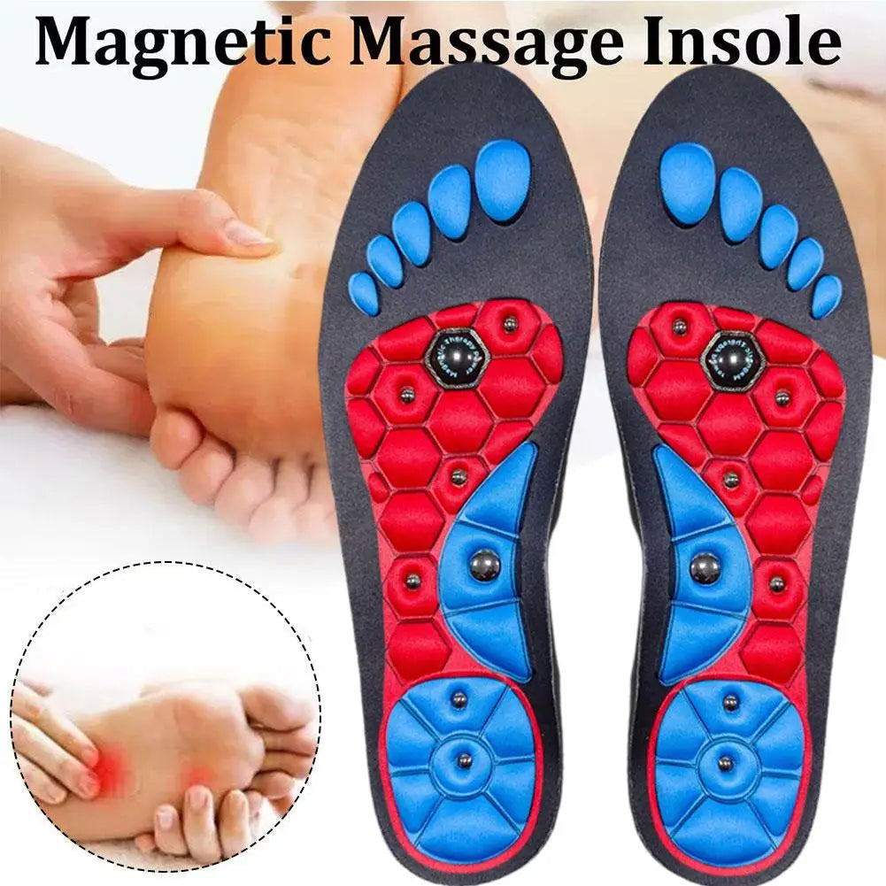 Magnetic Acupressure Insoles | Therapeutic Foot Support With Hexagonal Design