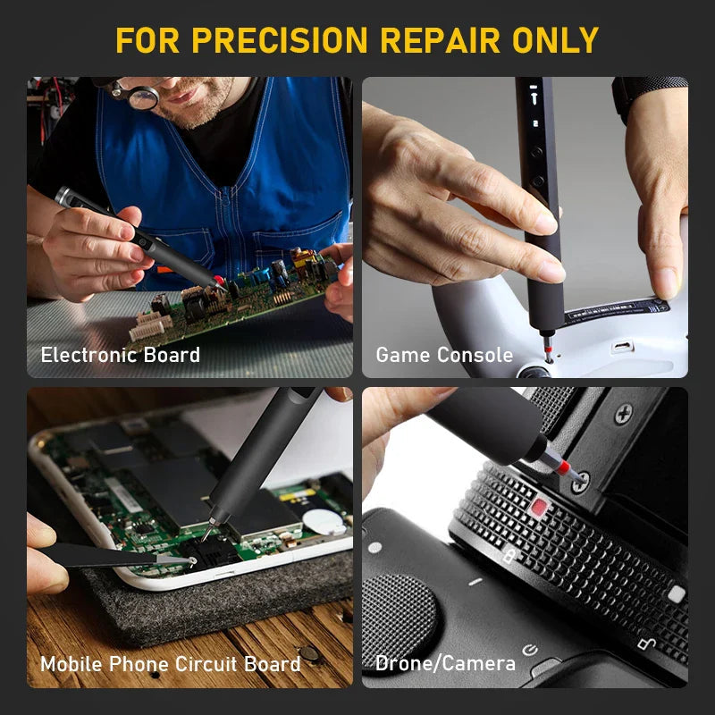 Precision Electric Screwdriver Set | Magnetic 42-Bit Professional Kit