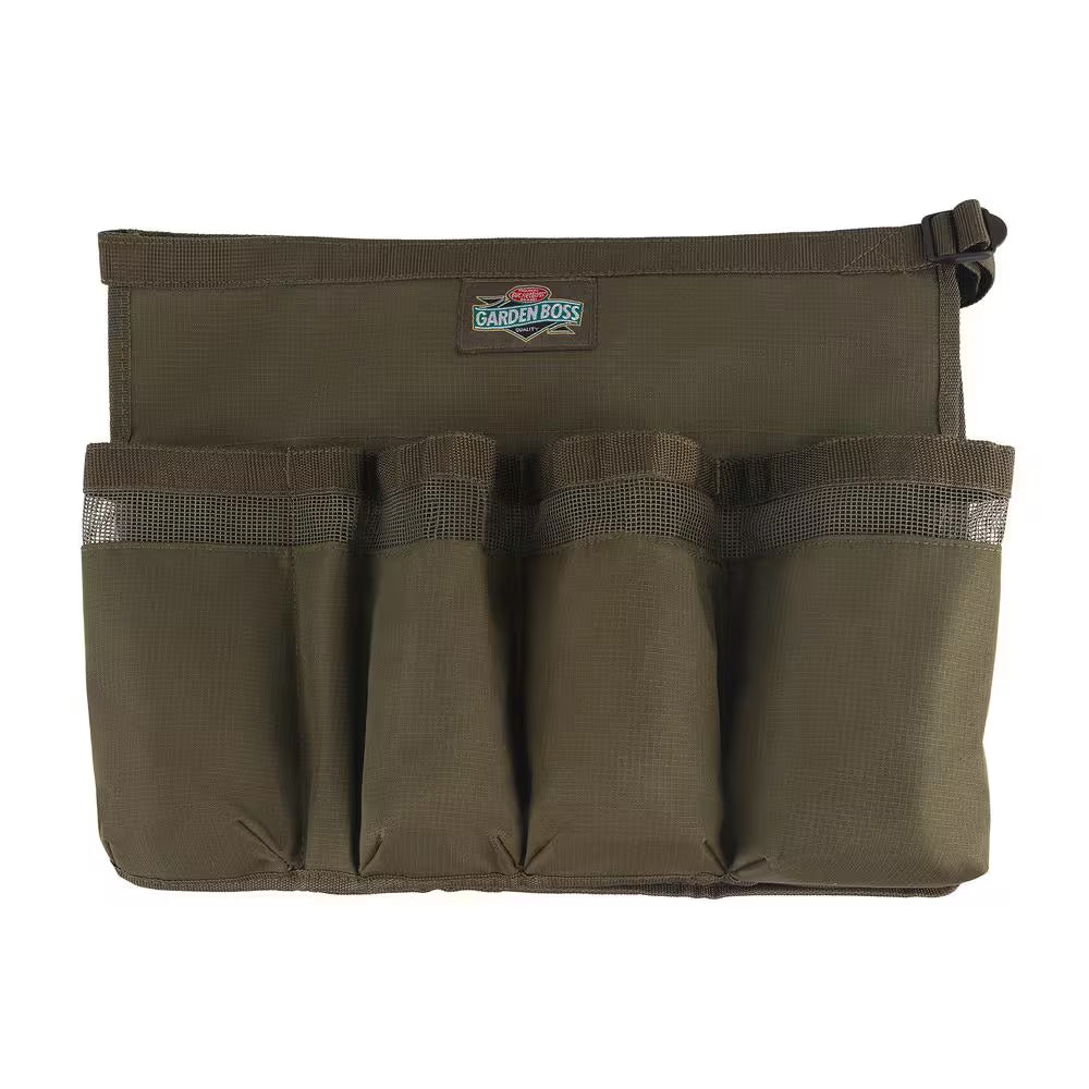 Bucket gardening tool storage bag