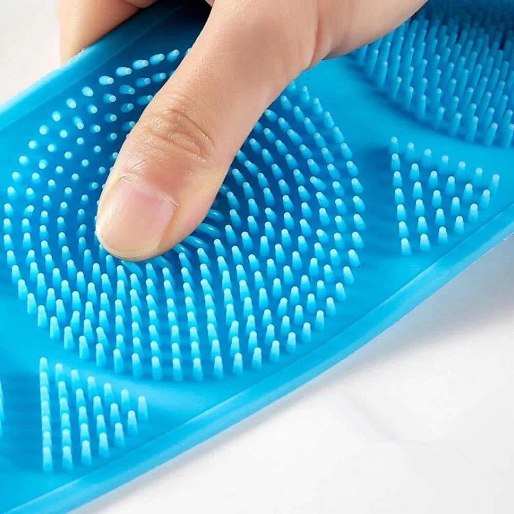 Silicone Bath Scrubber | Dual-Purpose Massage & Exfoliation Mat
