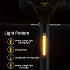 Rechargeable bicycle rear light