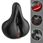 Ergonomic bicycle saddle