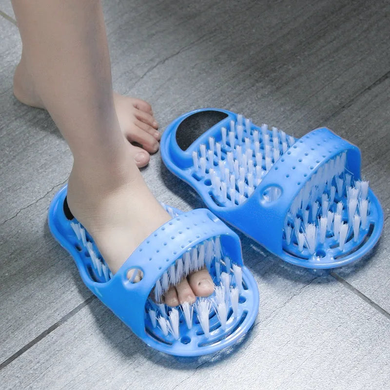 Shower Foot Massage Slippers | Non-Slip Cleaning Scrubber