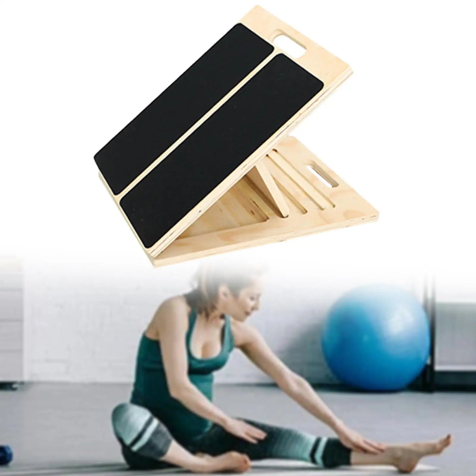 Adjustable Slant Board | Professional Wooden Calf Stretcher