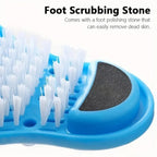 Shower Foot Massage Slippers | Non-Slip Cleaning Scrubber