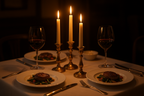 Gold Cast Metal Taper Candle Holder