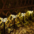2 Pack LED Solar Lights Outdoor Waterproof