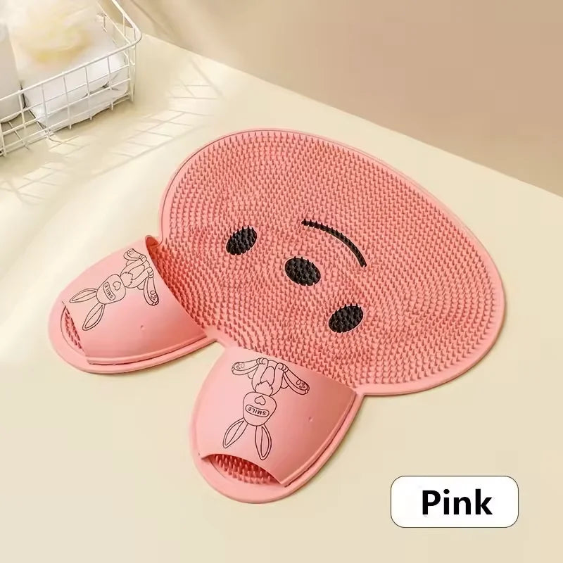 Shower Foot Scrubber Mat | Non-Slip Massage Cleaner