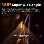 Rechargeable bicycle rear light