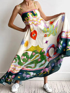 Flora Breeze Linen Dress
