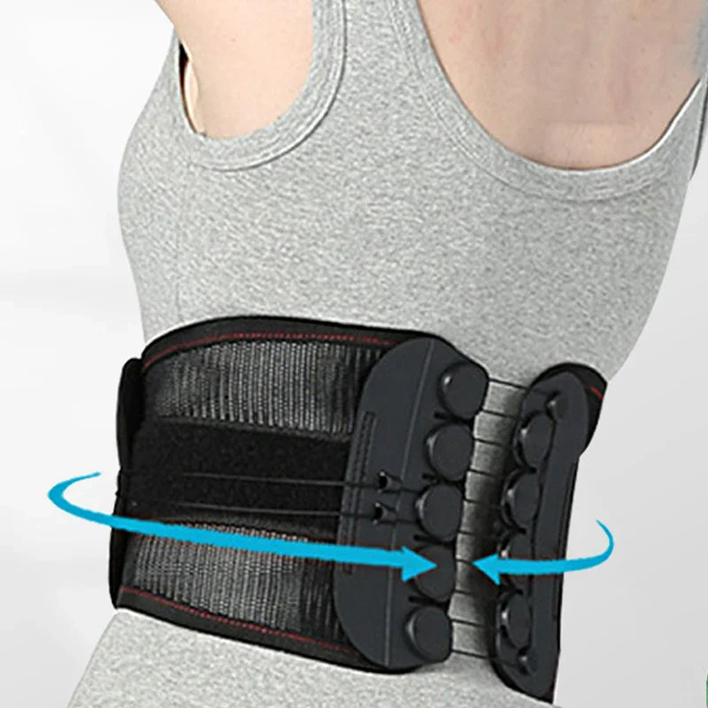 Ergonomic Back Brace | Dual Pulley Lumbar Support System