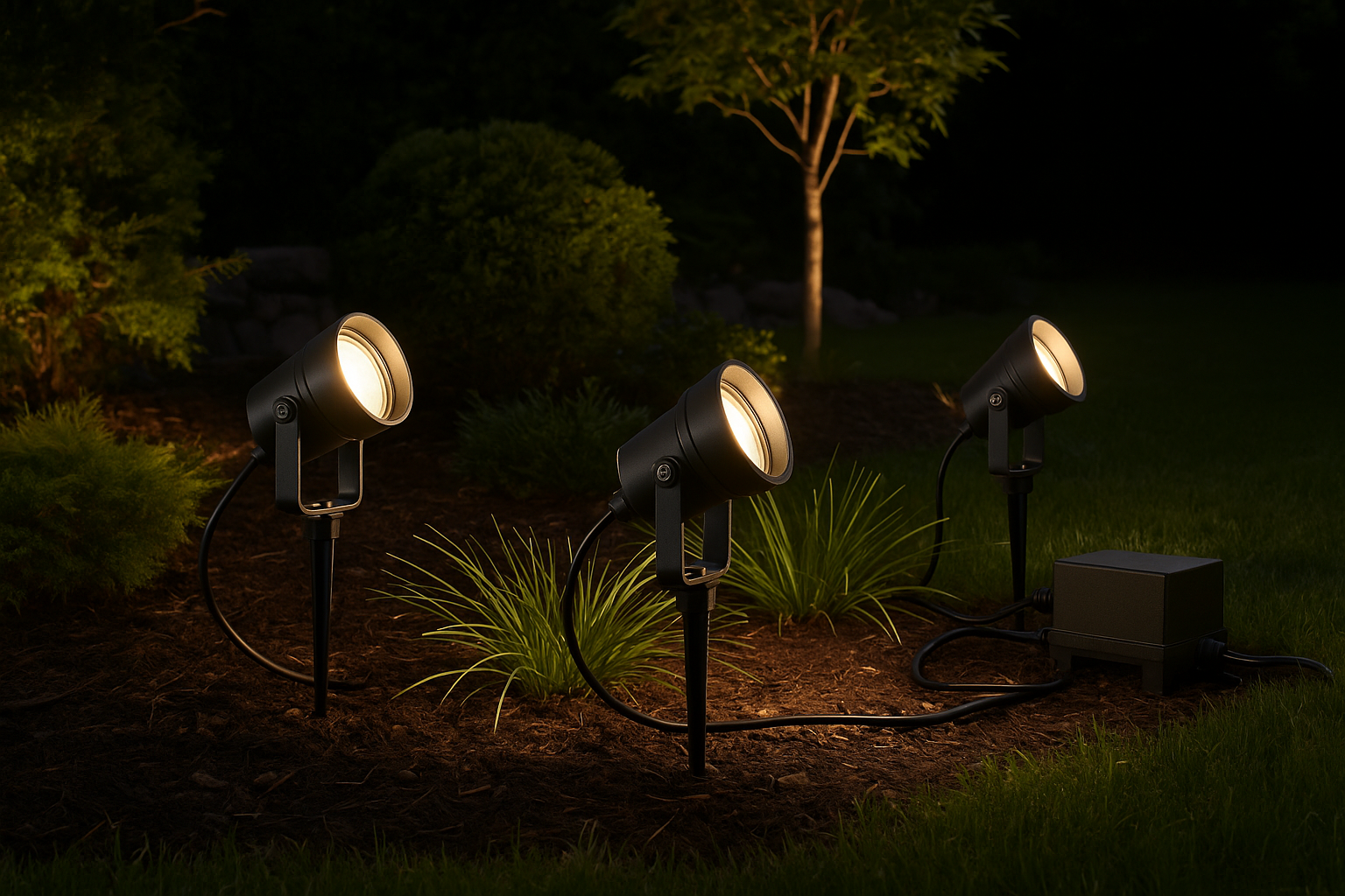 Transformer Outdoor Spotlights for Garden