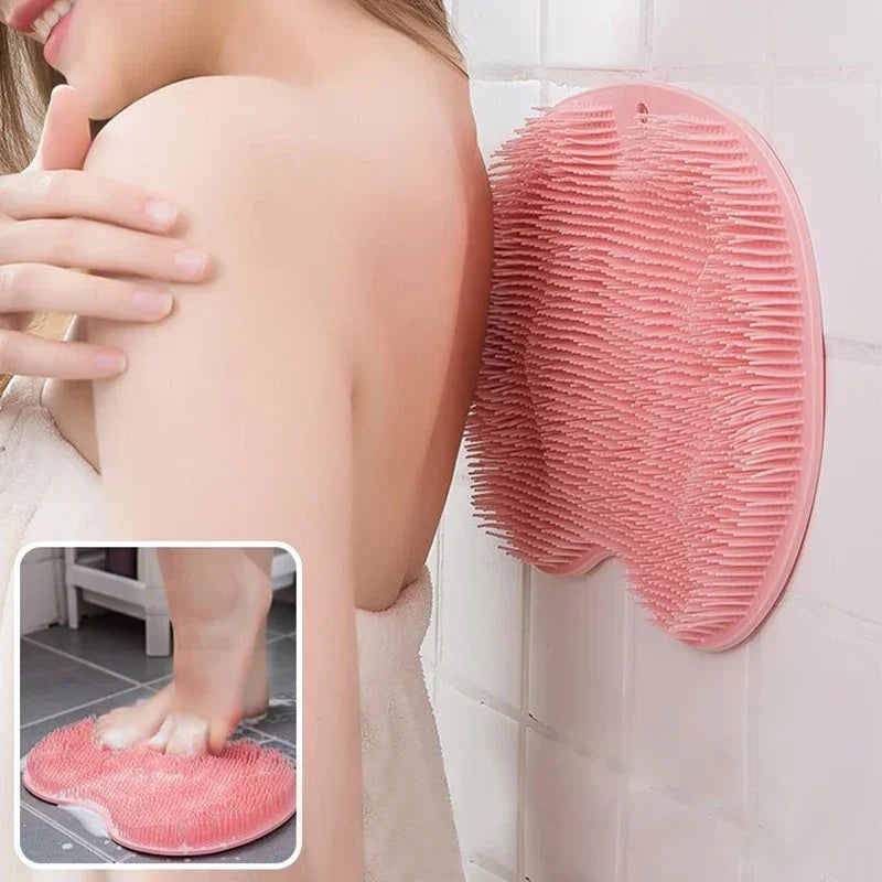 Silicone Bath Scrubber | Dual-Purpose Massage & Exfoliation Mat