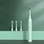 Sonic Electric Toothbrush | Ultrasonic Technology With 4 Brush Heads