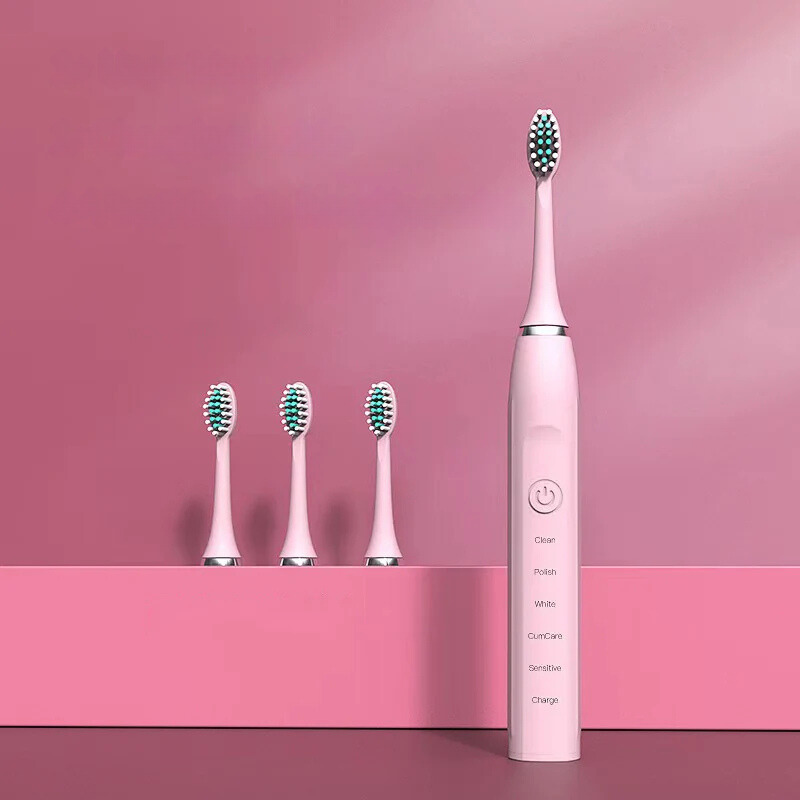 Sonic Electric Toothbrush | Ultrasonic Technology With 4 Brush Heads