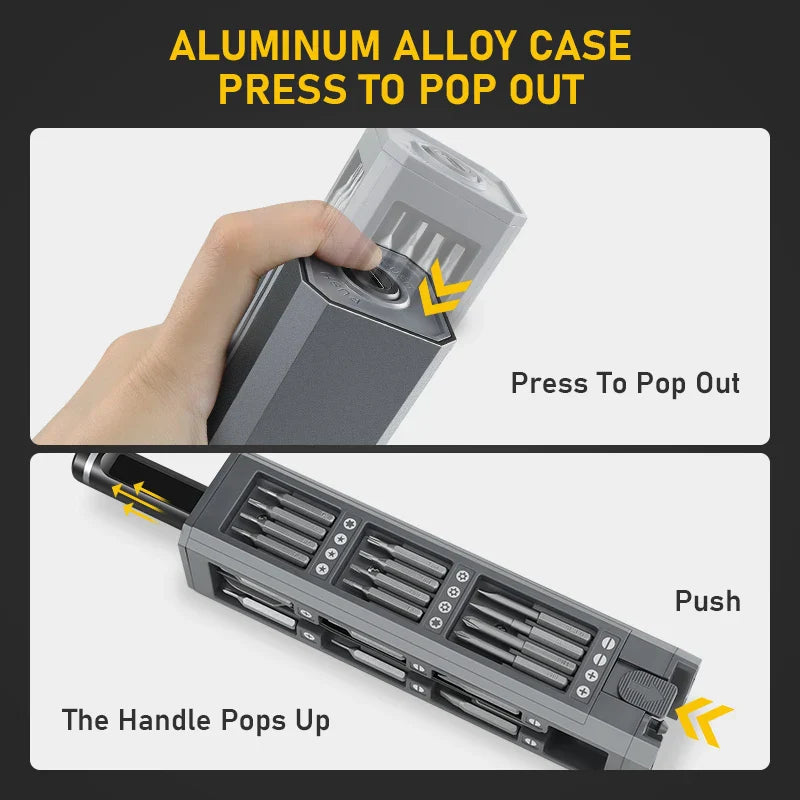 Precision Electric Screwdriver Set | Magnetic 42-Bit Professional Kit