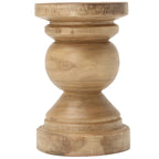 Wood Pillar Candleholder