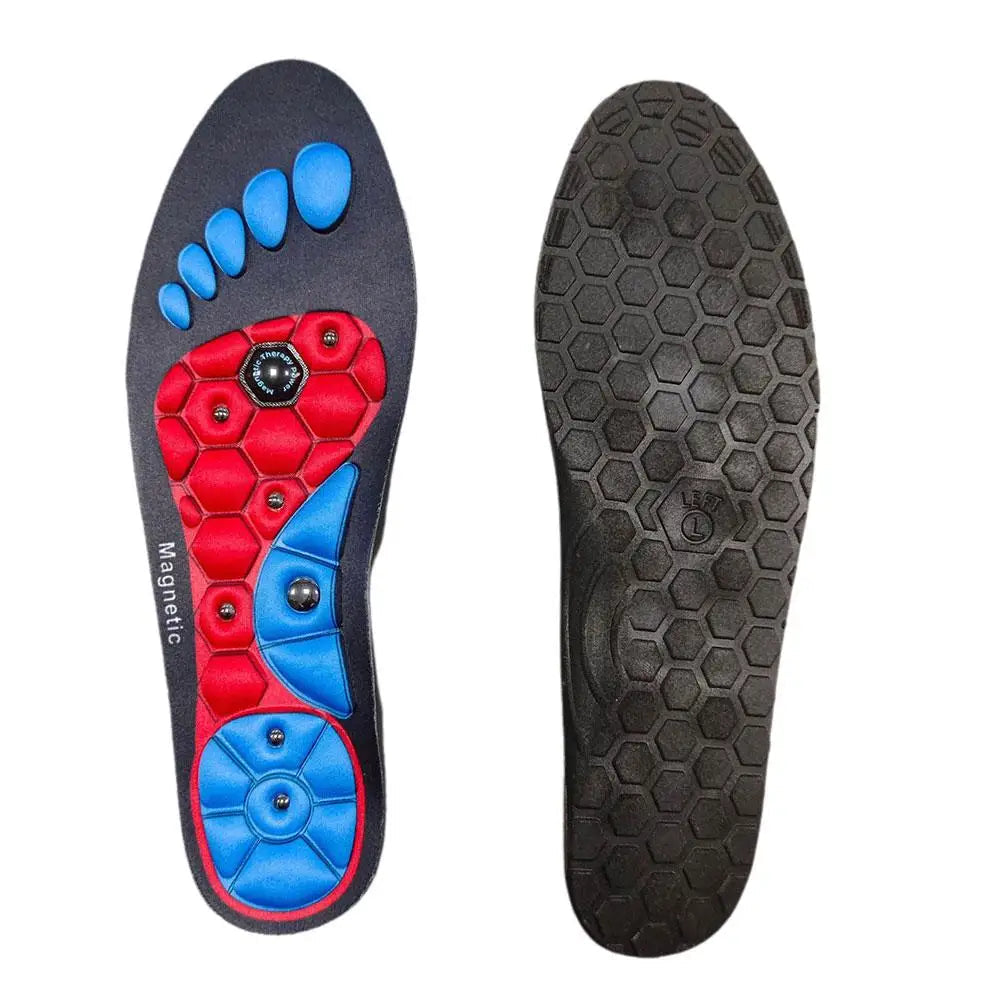 Magnetic Acupressure Insoles | Therapeutic Foot Support With Hexagonal Design