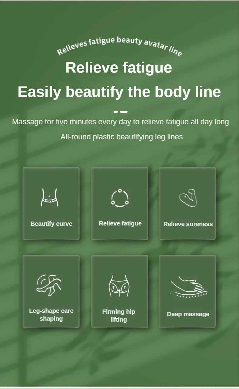 Ergonomic Body Massager | 14-Wheel Therapeutic Roller Design