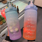 Motivational water bottle | 2L Environmentally friendly