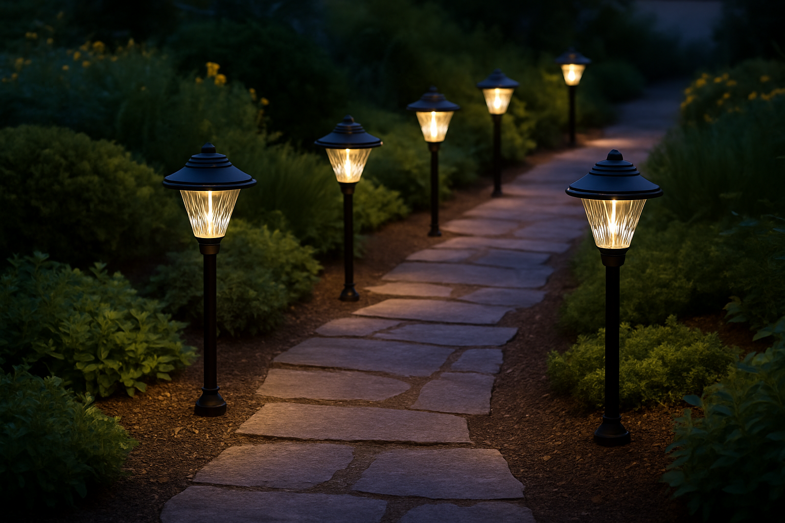 Garden Solar Lights for Outdoor Pathway