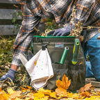 Bucket gardening tool storage bag