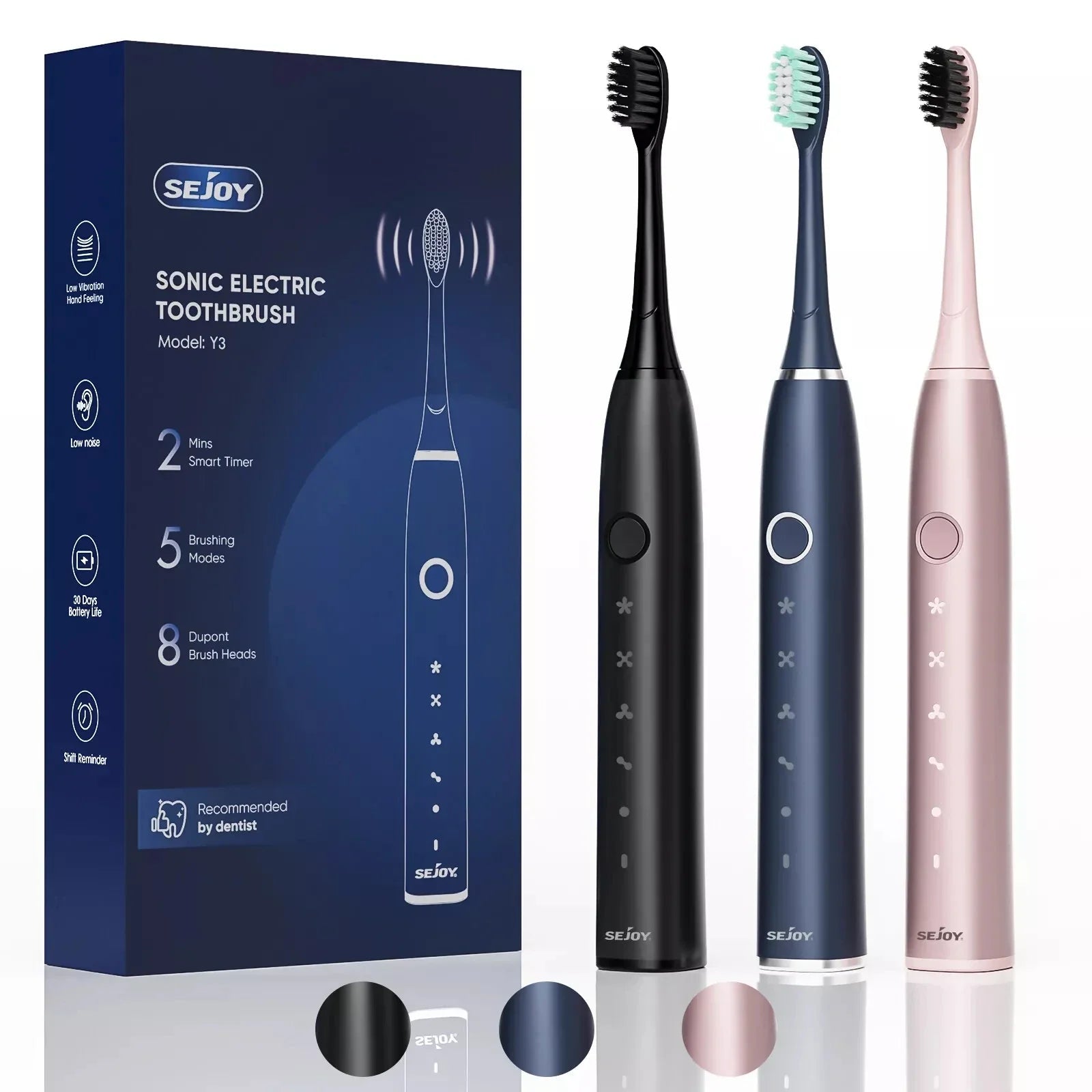 Sonic Electric Toothbrush | 5 Modes with Smart Timer