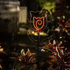 Solar Flower Garden Neon Lights