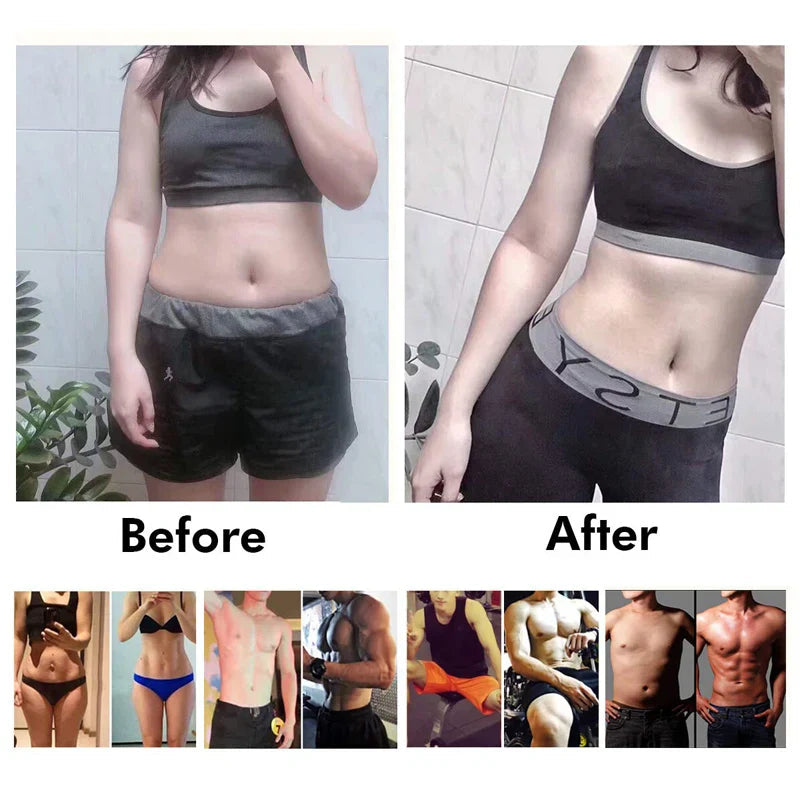 Smart EMS Muscle Trainer | USB Rechargeable Fitness Device