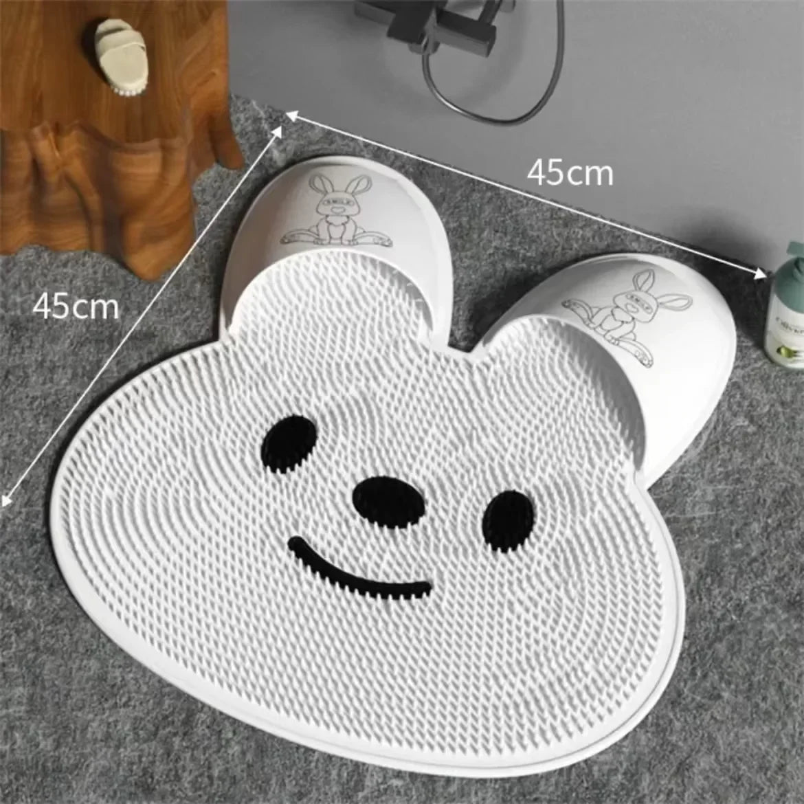 Shower Foot Scrubber Mat | Non-Slip Massage Cleaner